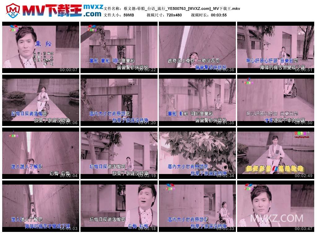 蔡义德-晕船_台语_流行_YE500763